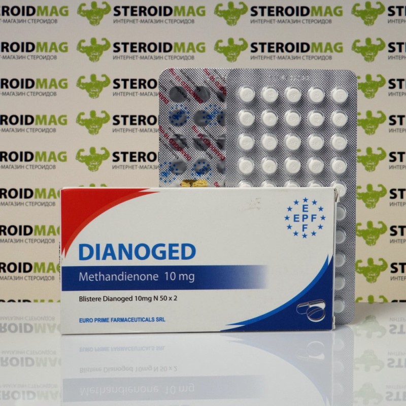 Метандростенолон Голден Драгон 10 мг - Dianoged Golden Dragon (Euro Prime Farmaceuticals)